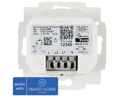 B-Ware Techni Sat Serienschalter Schalter Switch Z Wave Duro 2000 Si Smart Home