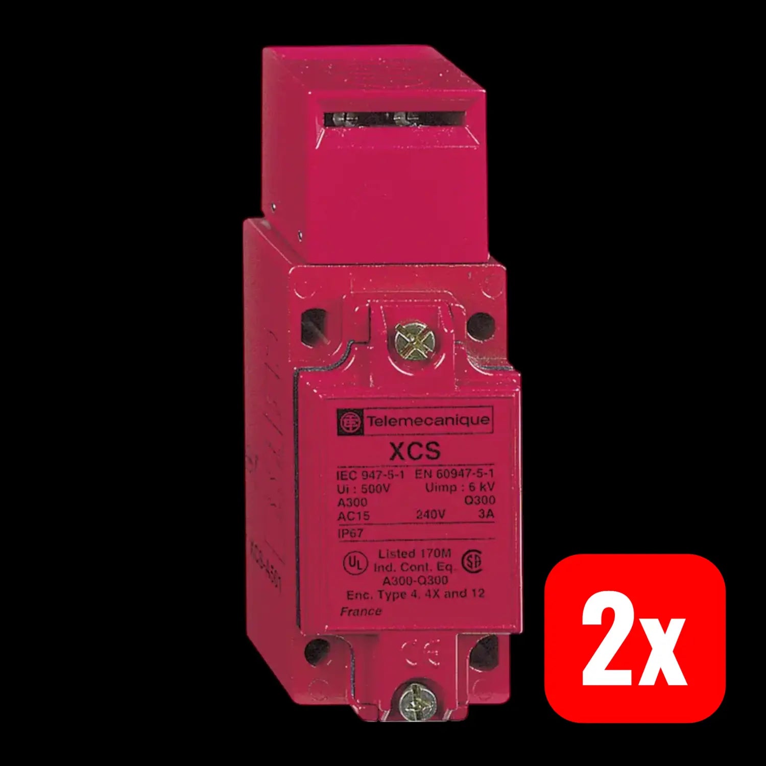 B-Ware Telemecanique Positionsschalter Endschalter Xcsa702 Sicherheit 2 Stück