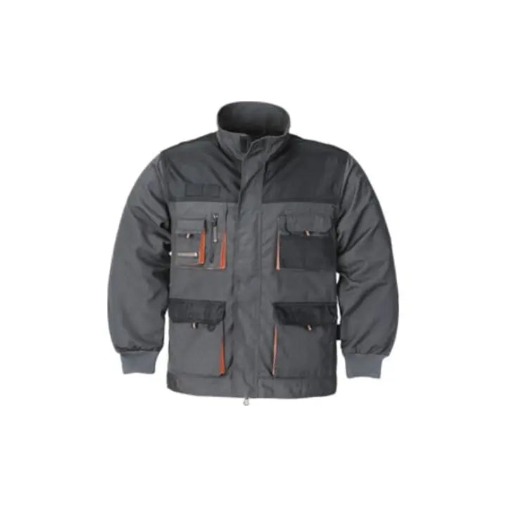 B-Ware Terratrend Berufsjacke Arbeitsjacke Jacke Dunkelgrau Schwarz Größe 56