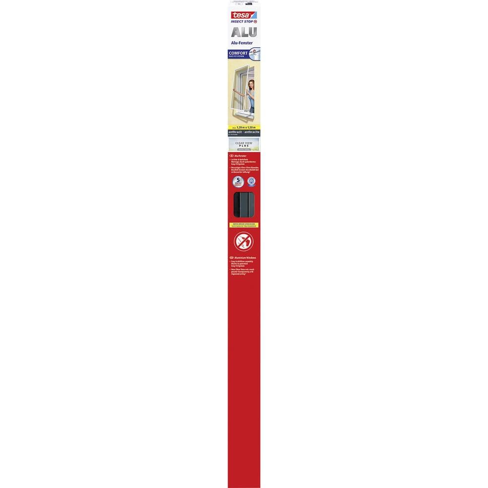 B-Ware Tesa Alu Comfort 55195 00003 00 Fliegengitter 1200 Mm X 1500 Mm Anthrazit Gitter