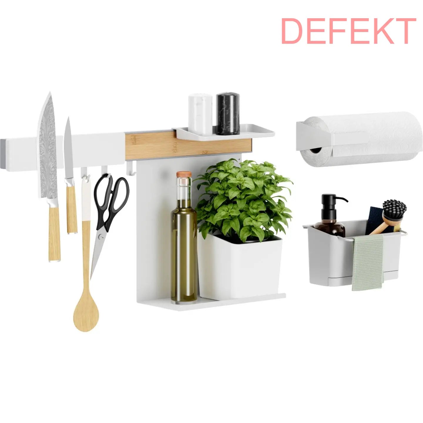 D-Ware Tesa Küchen Organizer Kombi Set Xl Aufbewahrung Küchenregal Defektware