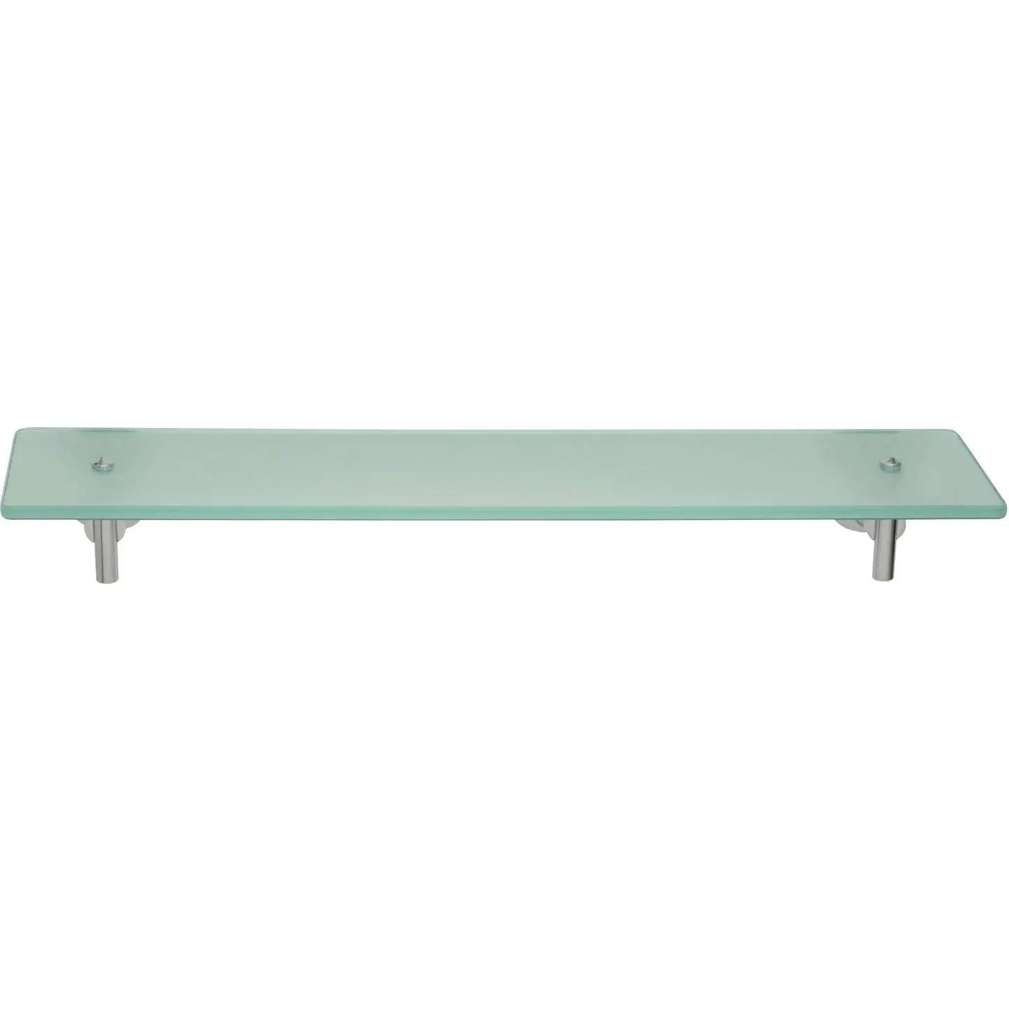B-Ware Tesa Glasablage Ablage Glasregal Glasablage Verchromt 55cm Chrom Weiss 40298