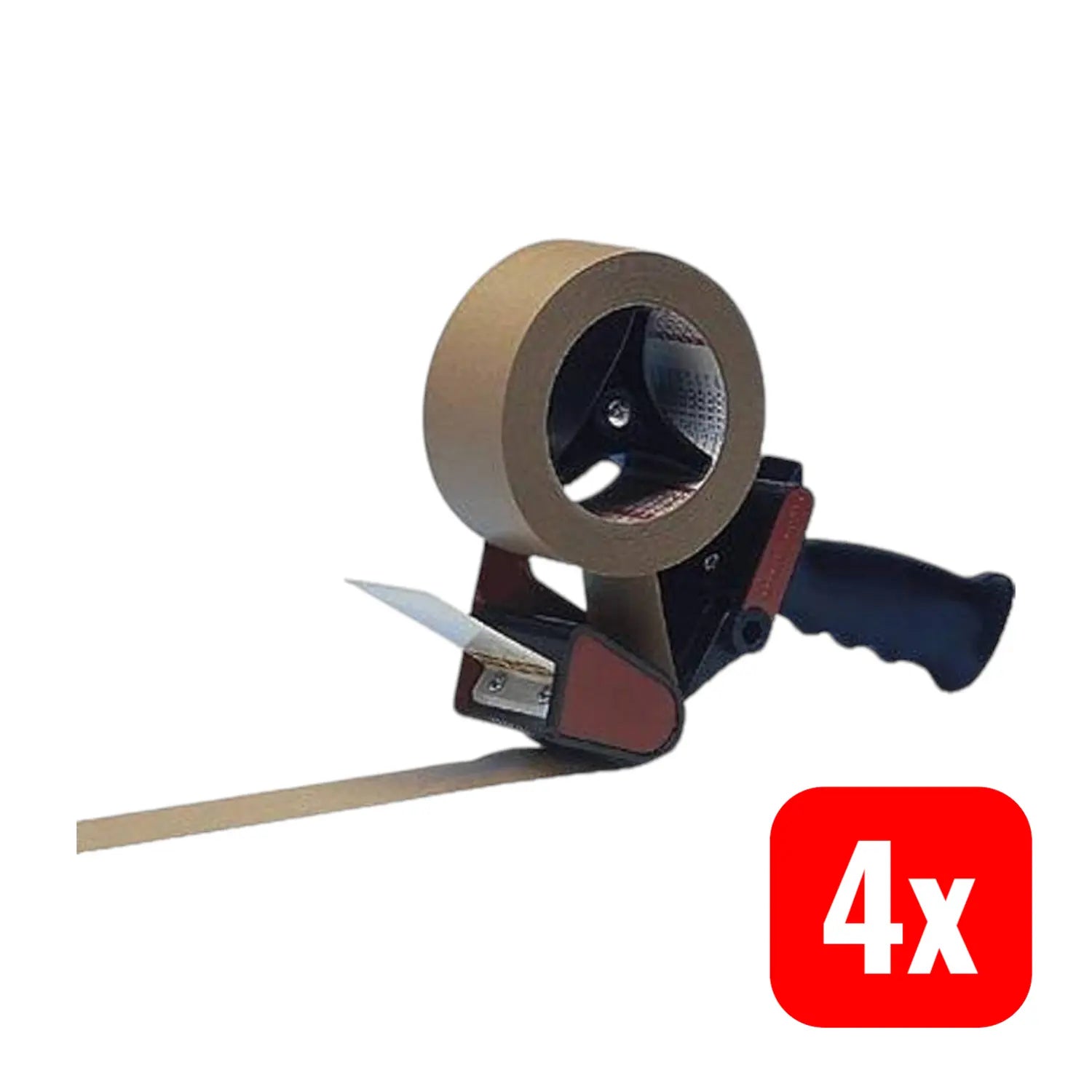 B-Ware Tesa Klebeband Abroller Ack Comfort Rot Blau Breite 50mm Verstellbar 4 Stück
