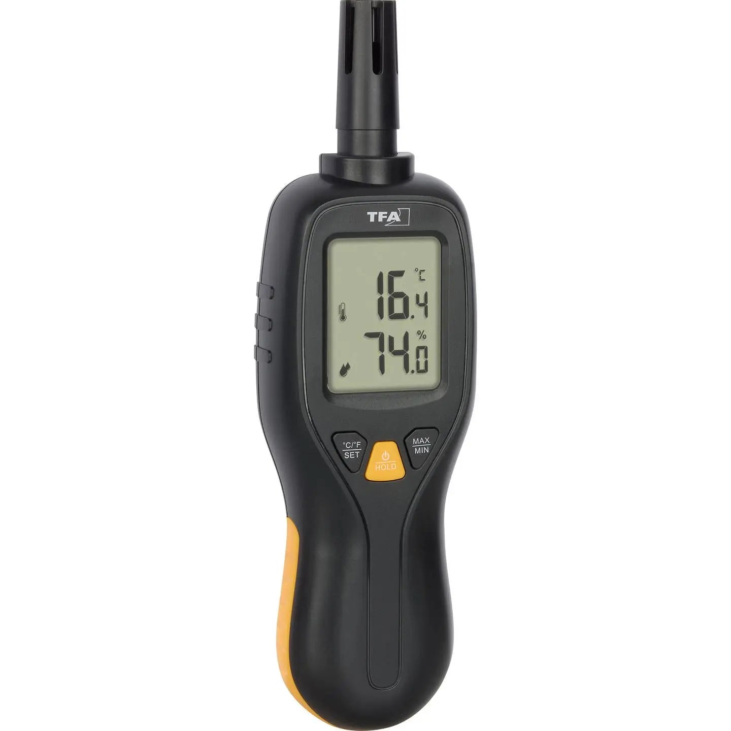 B-Ware Tfa Dostmann Thermo Hygrometer Luftfeuchtigkeitsmesser Digital Schwarz Profi