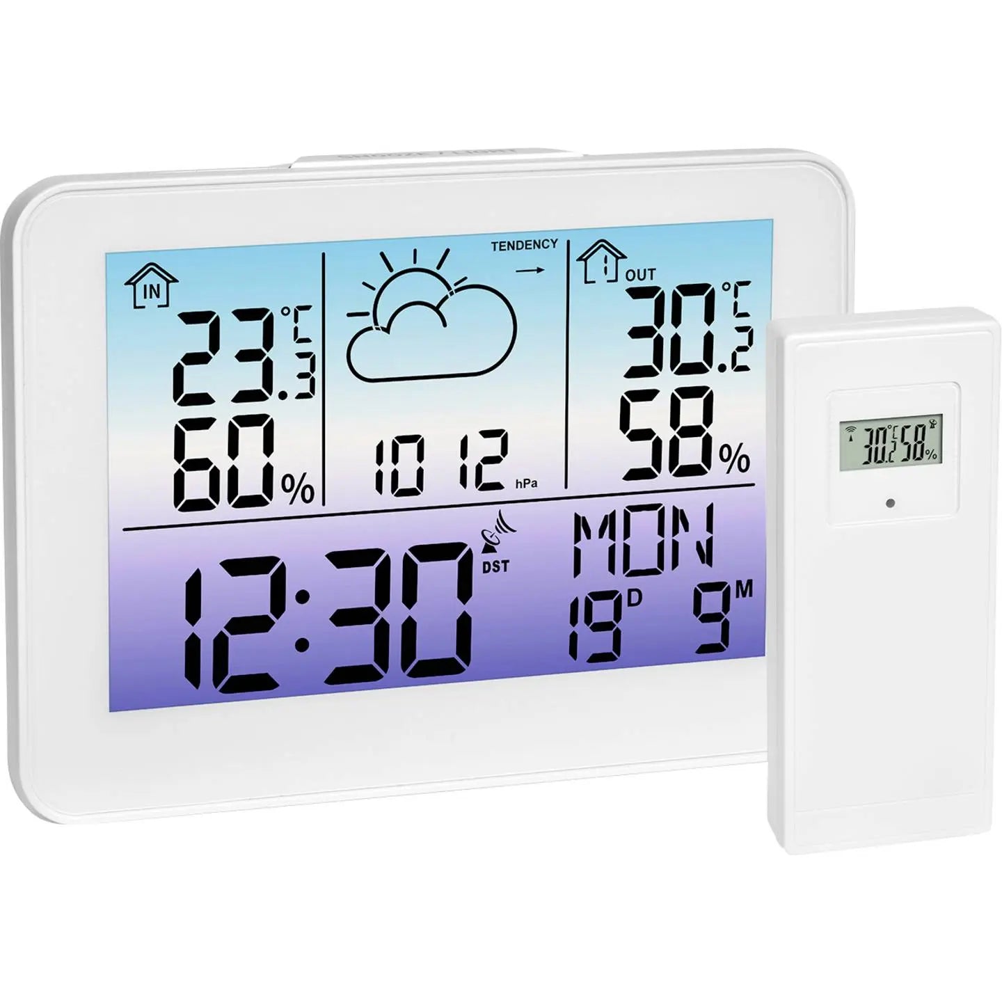 B-Ware Tfa Funk Wetterstation Wetteranzeige Meteo Sky Thermometer Hygrometer Digital