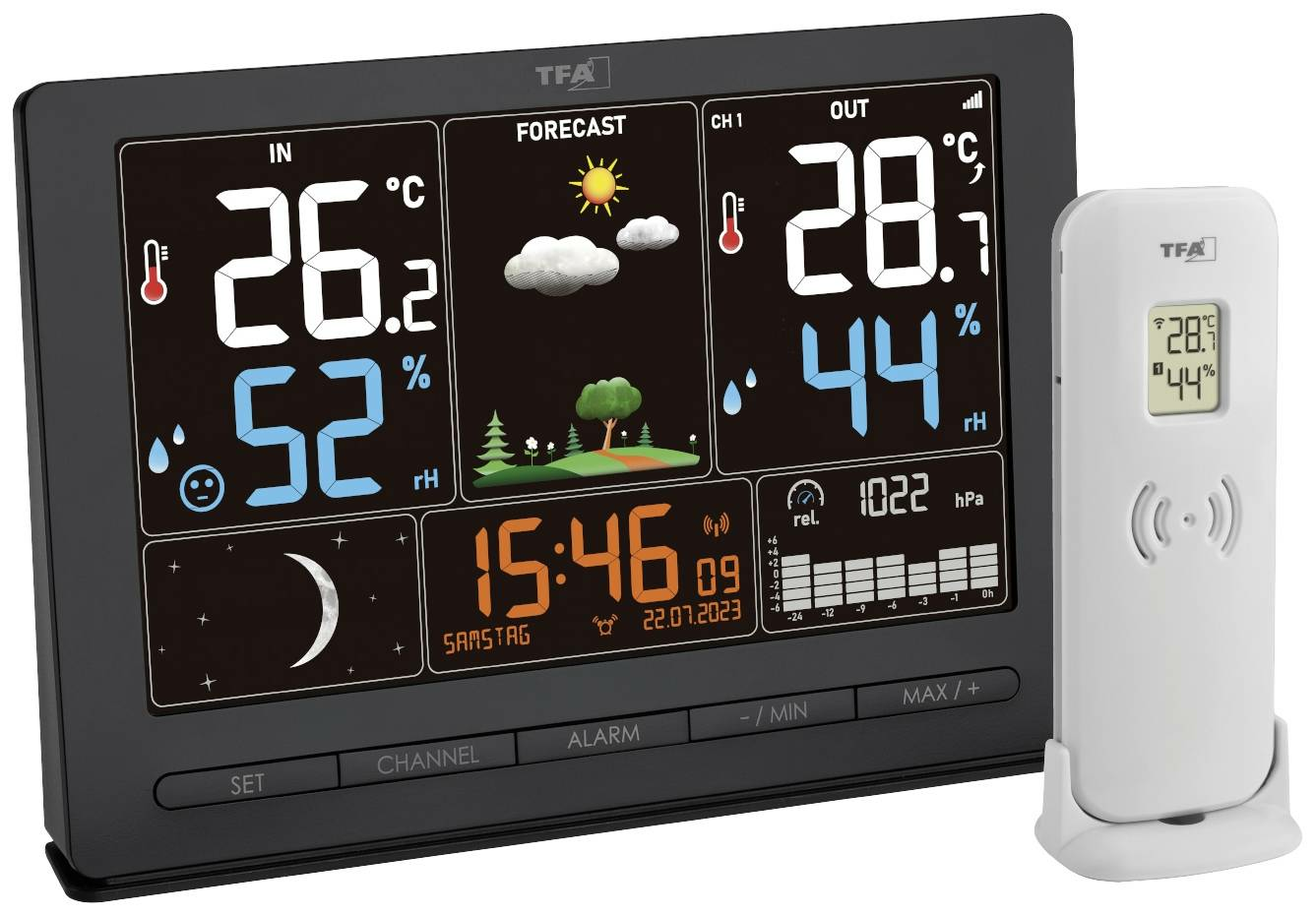 B-Ware Tfa Dostmann Season 2 Funk Wetterstation Wetterstation Vorhersage 12 24 Stunden
