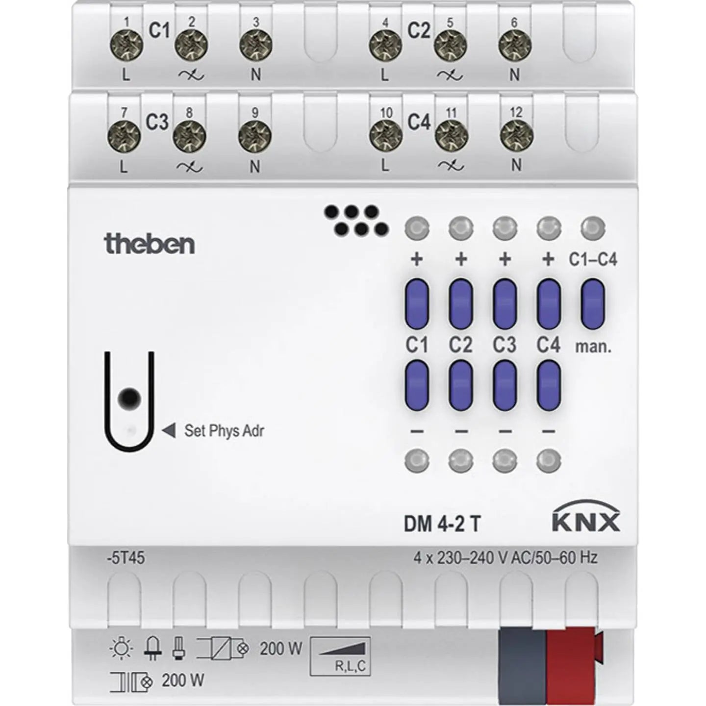 B-Ware Theben Dimmaktor Dimmer Knx Universal Reiheneinbaugerät Lampen Steuerung