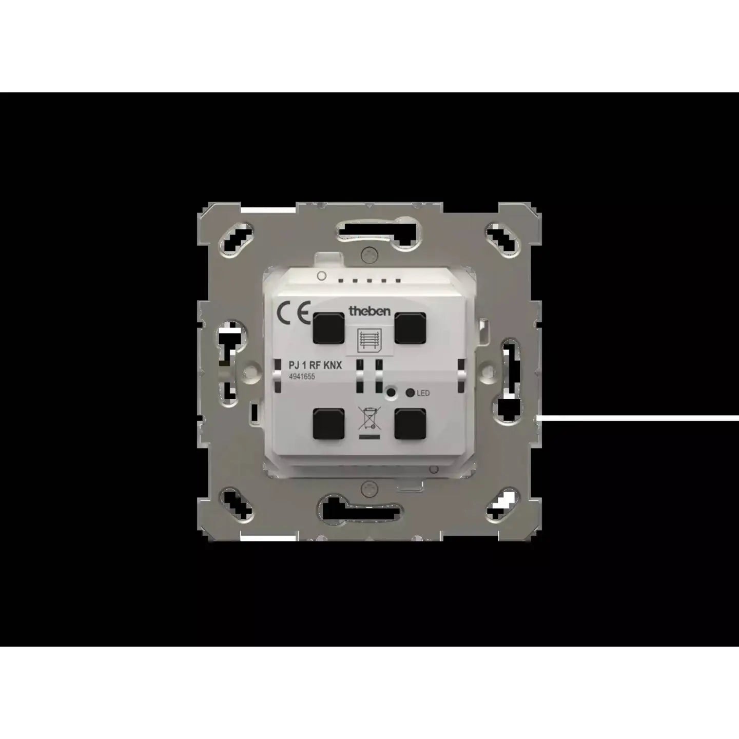 B-Ware Theben Schaltaktor Modul Knx Jalousieaktor 4941655 Data Secure 4 Tastpunkte
