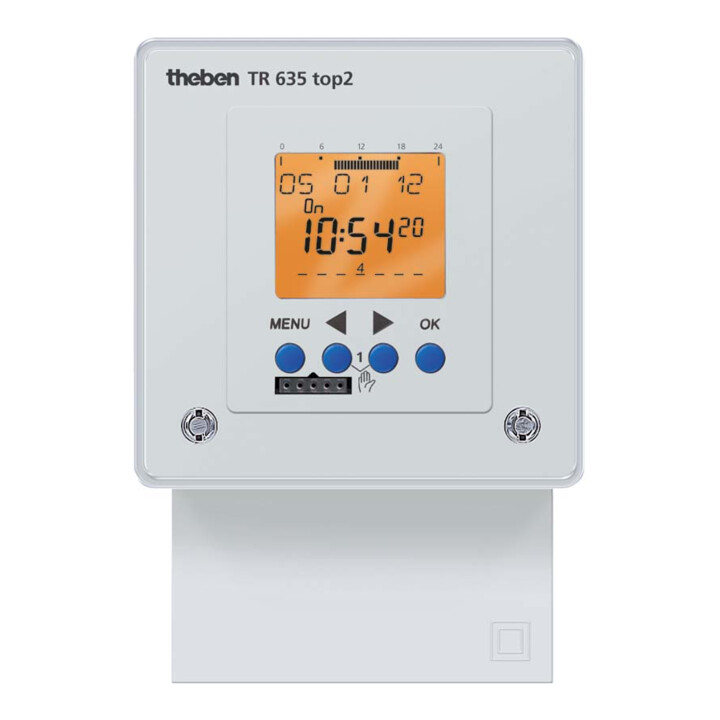 B-Ware Theben Schaltuhr Zeitschaltuhr Tr 635 Top2 Digital Timer 1 Kanal 230 V 72x72mm