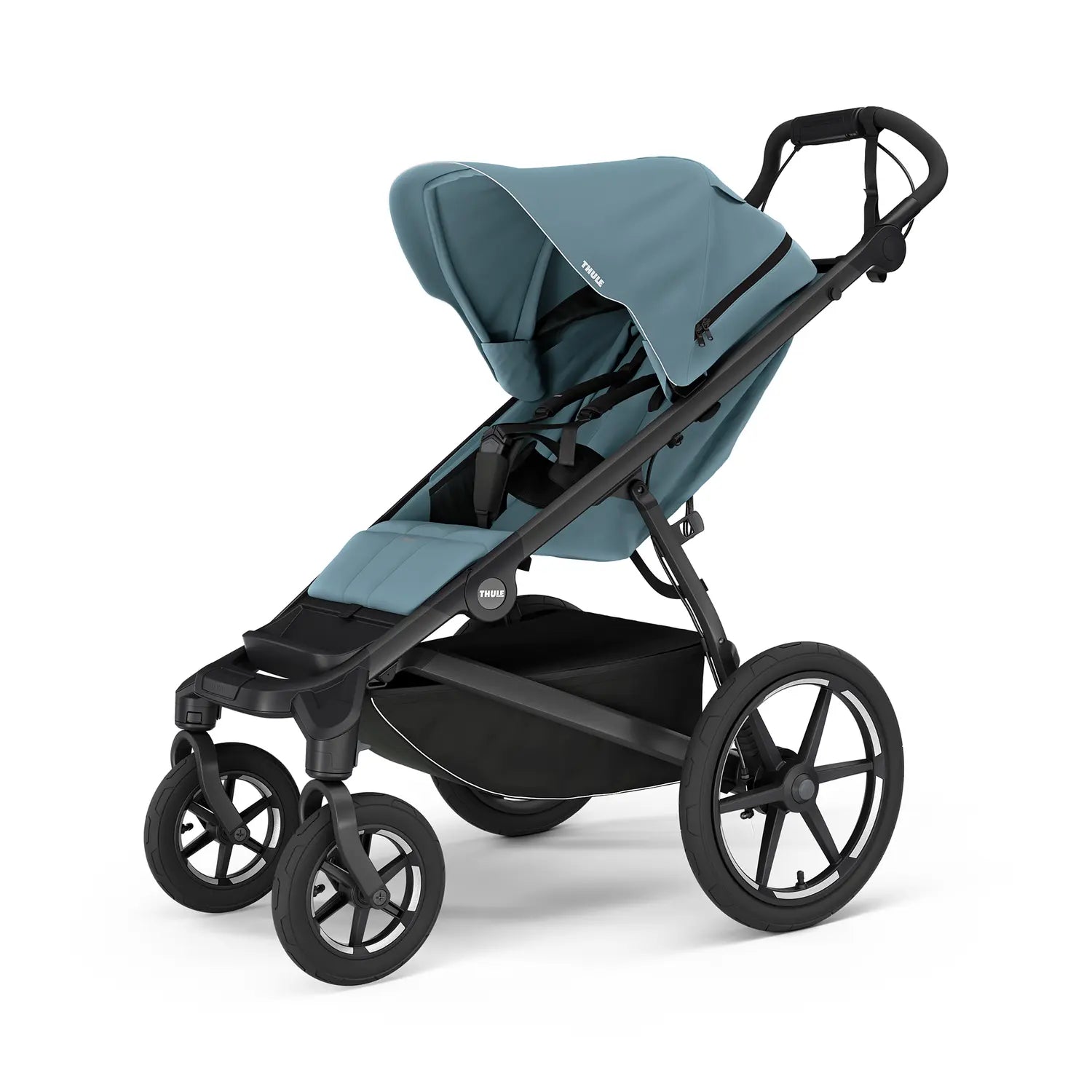 B-Ware Thule Kinderwagen Buggy Urban Glide 4 Wheel Mid Blue Stadtwagen Gelände Blau