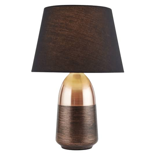 B-Ware Searchlight Tischlampe Tischleuchte Tischlicht Schreibtischlampe Schwarz Kupfer