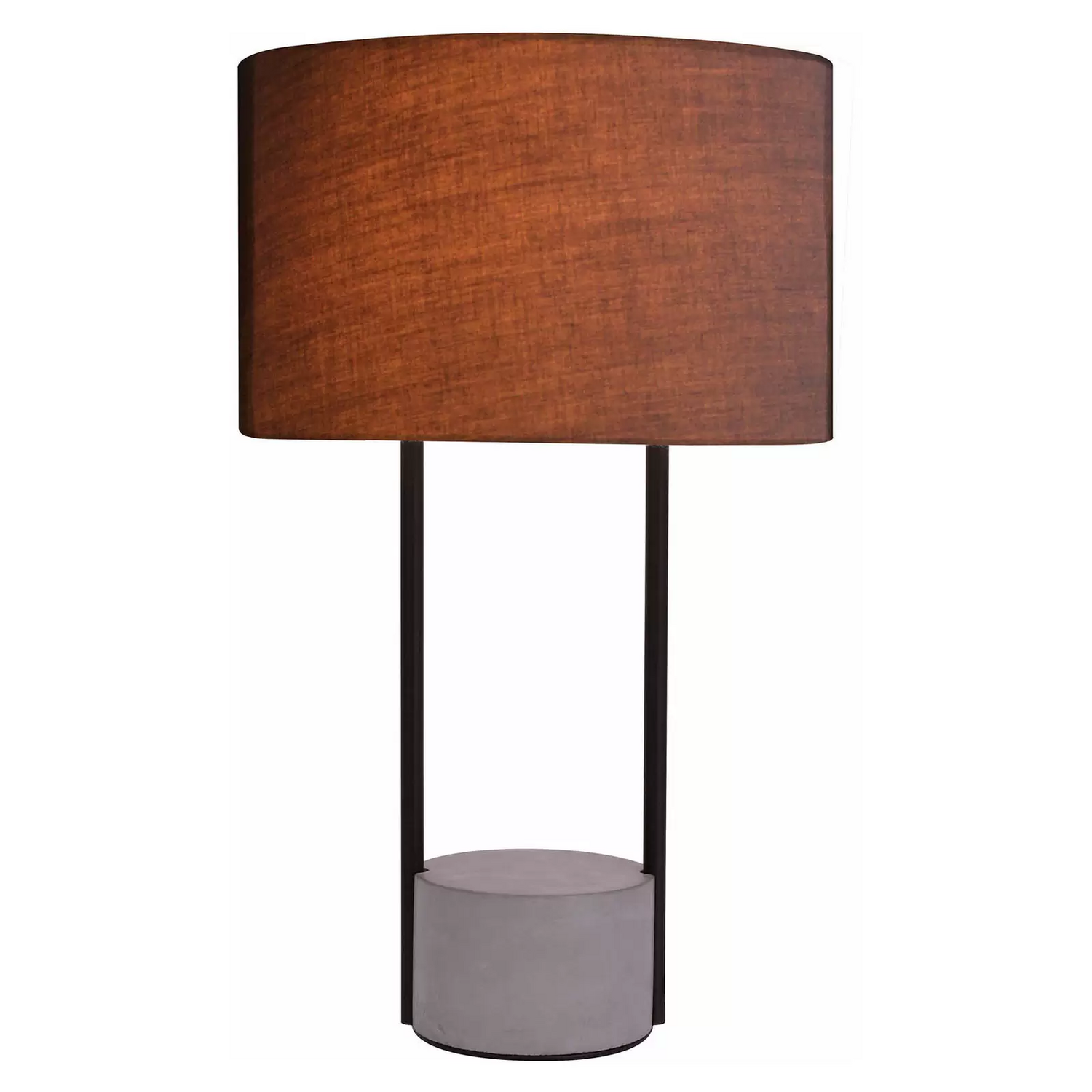 B-Ware Viokef Tischleuchte Allegro Mit Textilschirm Grau Tischlampe Stehlampe Lampe