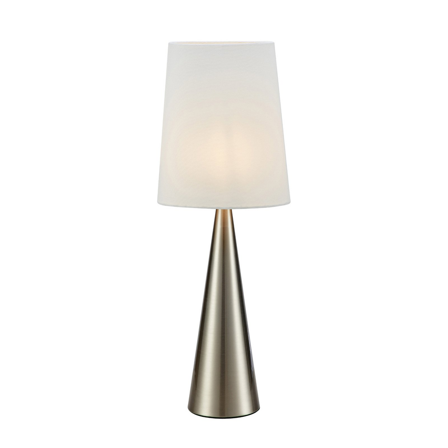 B-Ware Markslöjd Tischleuchte Conus Tischlampe Leuchte Lampe Off White Schirm Nickel