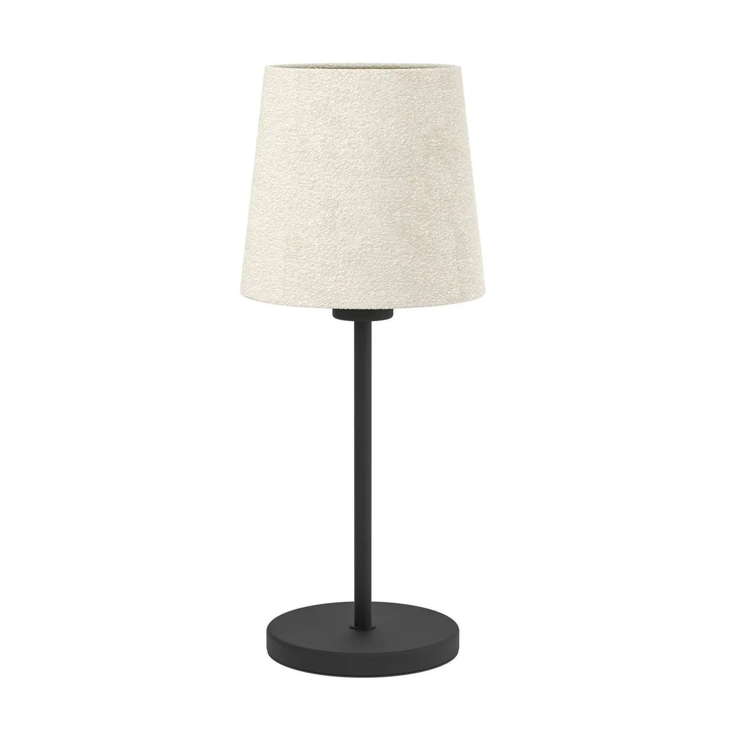 B-Ware Eglo Tischleuchte Febres Tischlampe Schwarz Weiß Stahl Stoff Beleuchtung