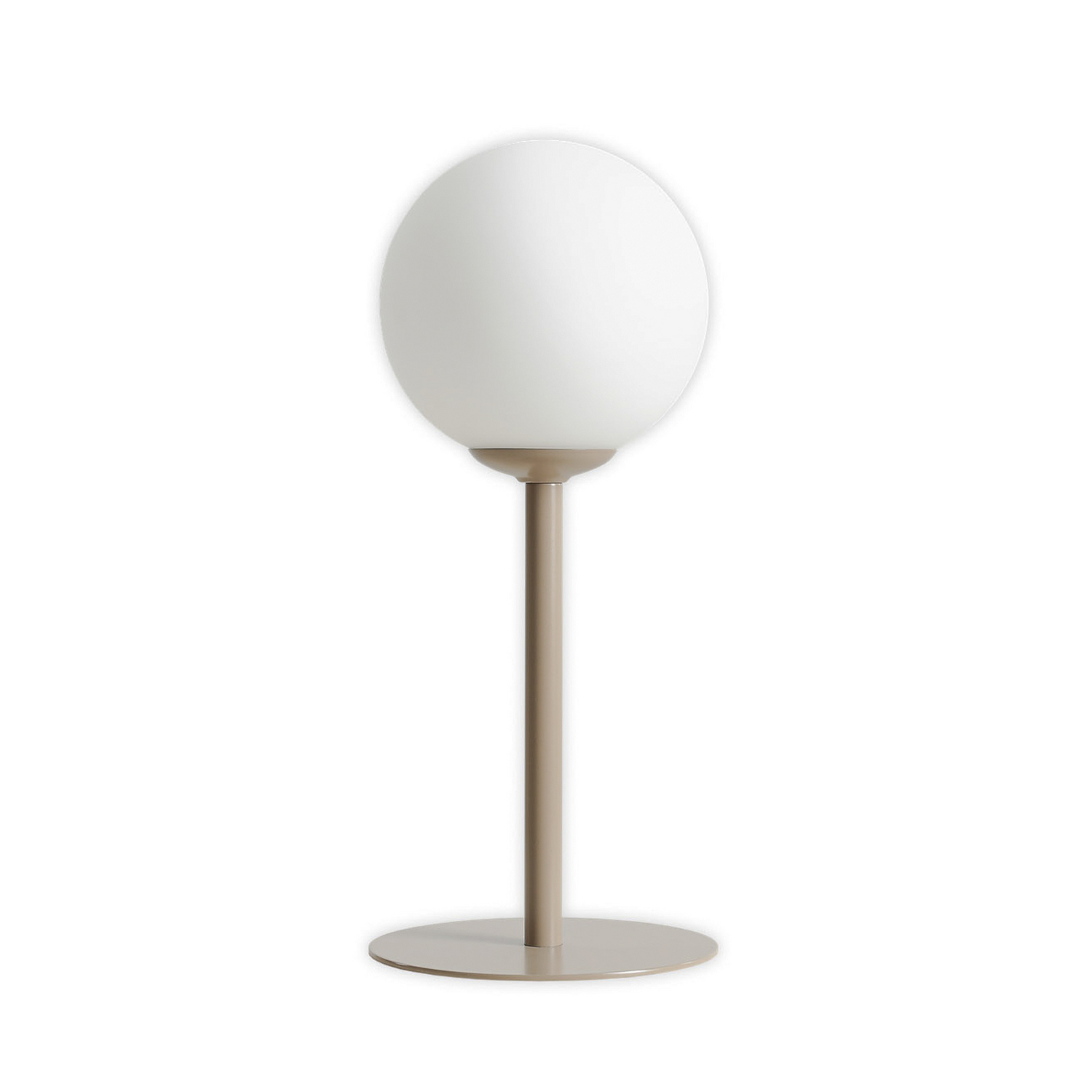 B-Ware Tischleuchte Joel Lampe Leuchte Höhe 35 Cm Beige Weiß Leuchte Spot Licht