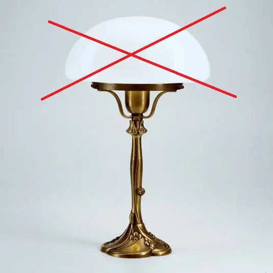 B-Ware Berliner Messinglampen Tischleuchte Katharina Tischlampe Lampe Siehe Text/Foto