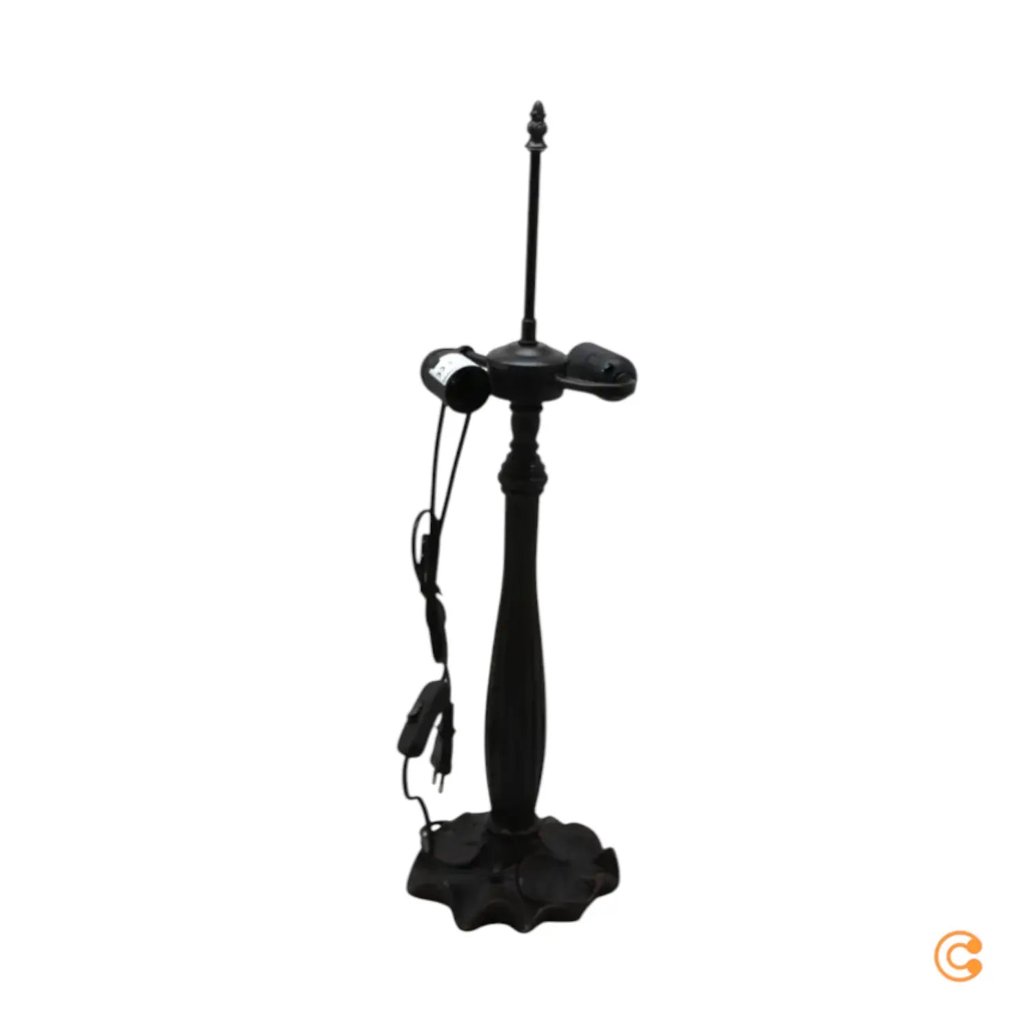C-Ware Artistar Tischleuchte Lampe Tiffanystil Altmessing Bunt Metall Siehe Text/Foto