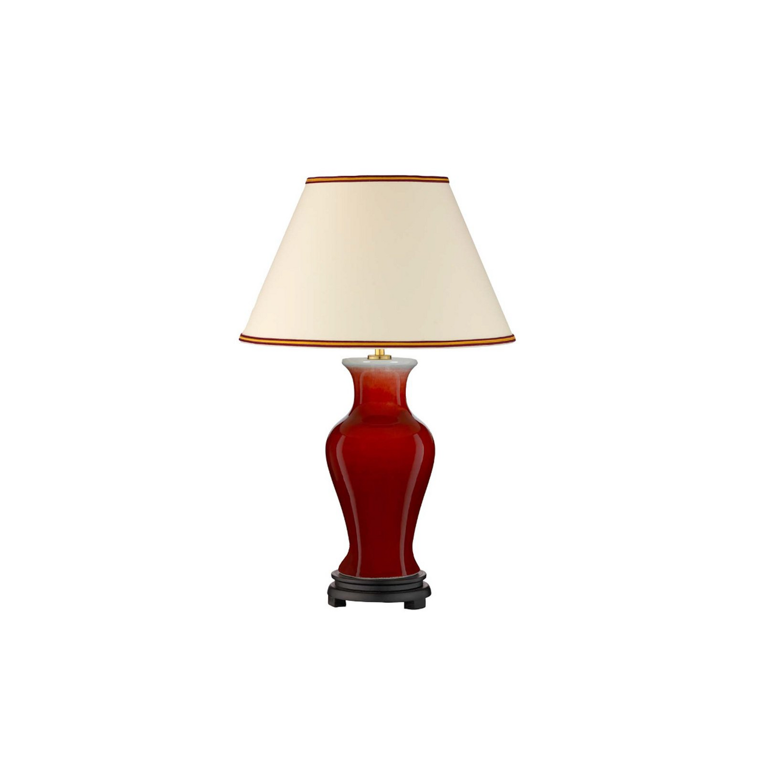 B-Ware Majin Tischleuchte Lampe Tischlampe Mit Rotem Keramikfuß Small Leuchte Spot