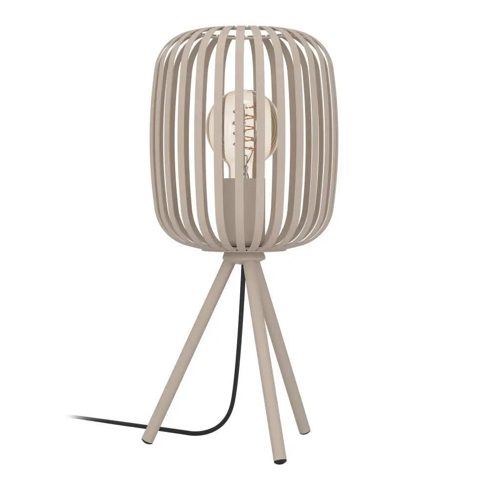 B-Ware Eglo Romazzina Tischleuchte Lampe Schreibtischleuchte ø 200 Mm Sandfarben 1x E27