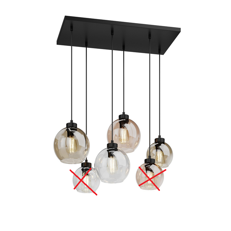 B-Ware Tk Lighting Cubus 2164 Hängeleuchte Deckenlampe Leuchte 60 W Siehe Text/Foto
