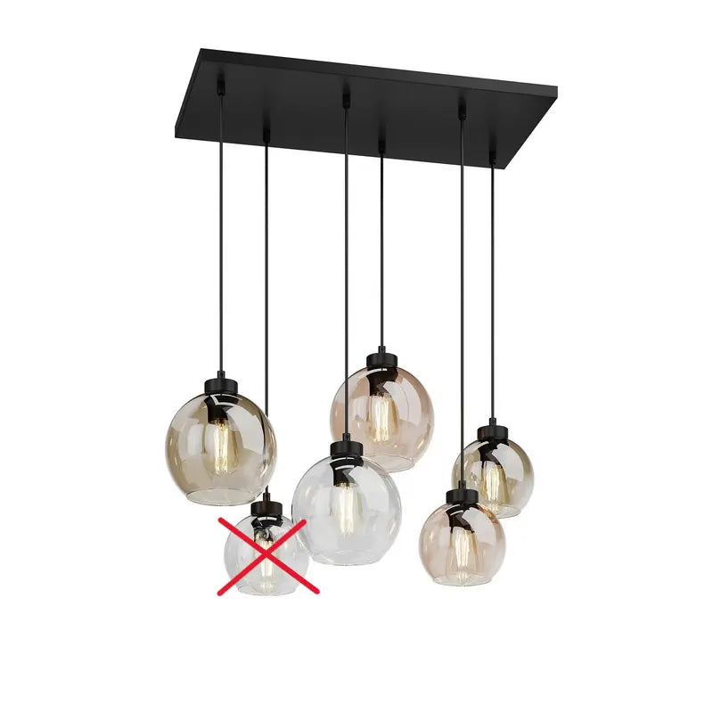 B-Ware Tk Lighting Cubus 2164 Hängeleuchte Deckenlampe Siehe Text/Foto