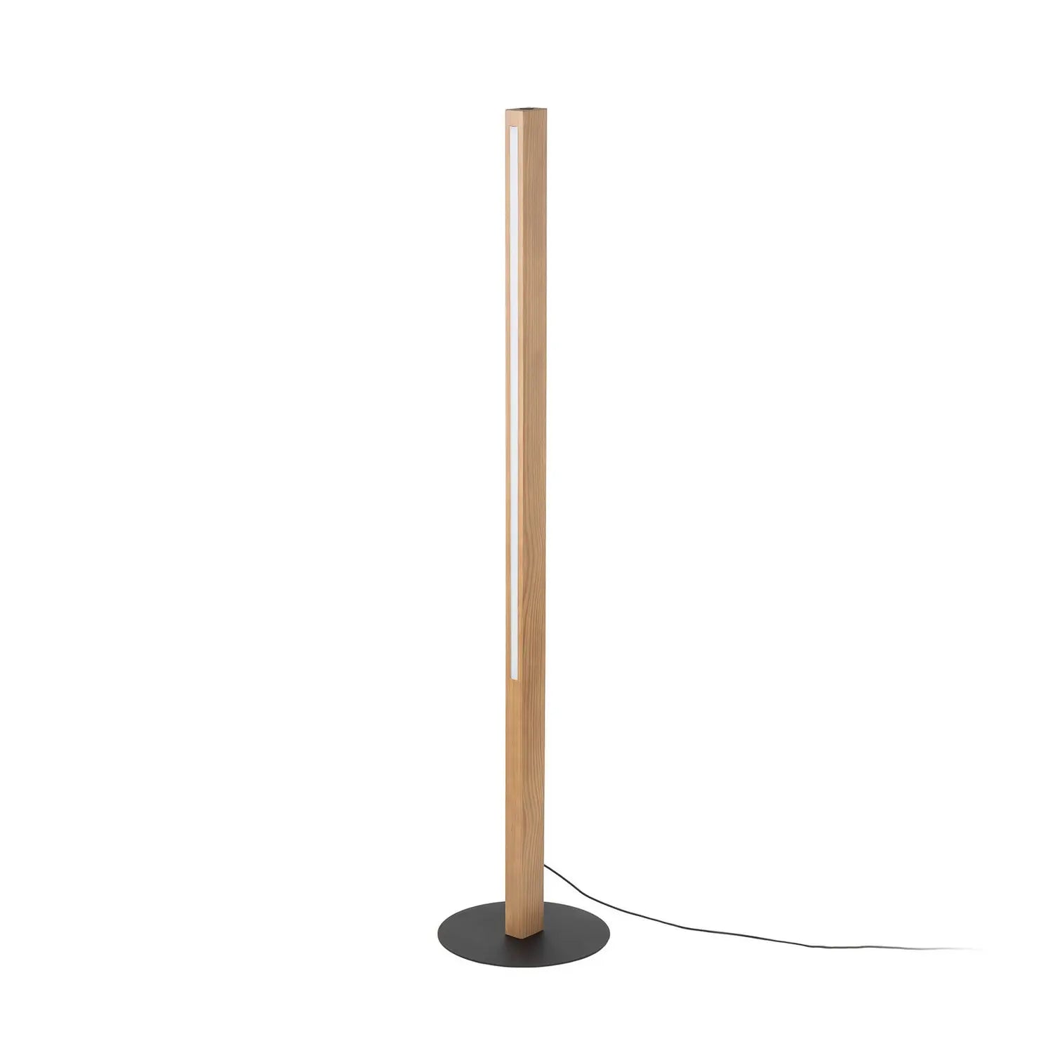 B-Ware Tk Lighting Led Holzstehleuchte Standlampe Teo Kiefer Touchdimmer 120 Cm Holz