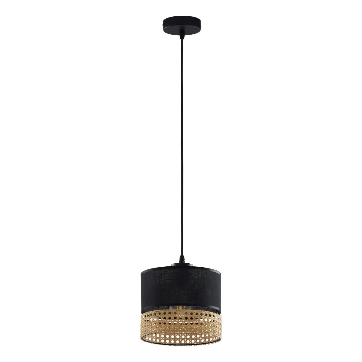 B-Ware Tk Lighting Hängelampe Pendelleuchte Paglia Lampe Innen Beige Schwarz Modern