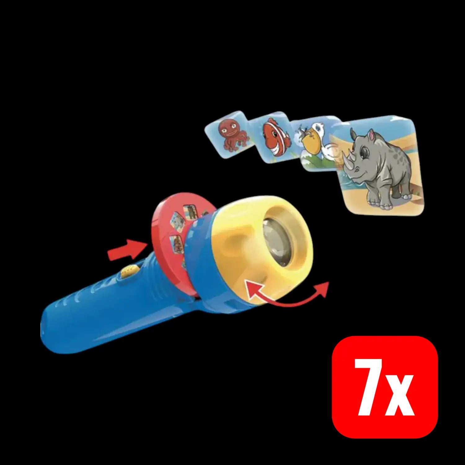 B-Ware Vedes Projektor Taschenlampe Taschenlampe Toy Fun Kinder Meerestiere 7 Stück