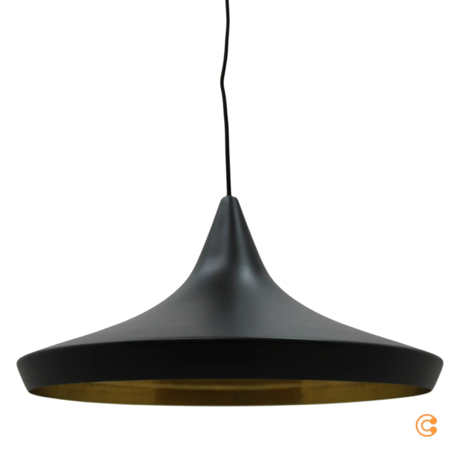 B-Ware Tom Dixon Beat Wide Led Hängeleuchte Pendelleuchte Schwarz 3000 K Warmweiß