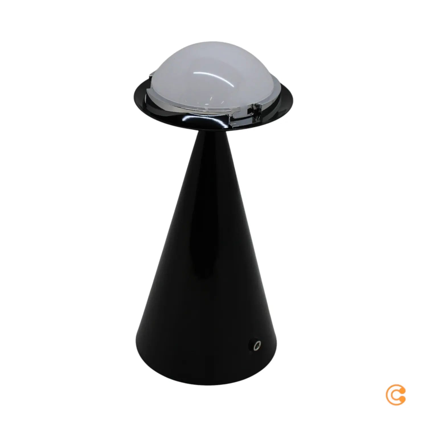 B-Ware Tom Dixon Ersatzteil Basis Fitting Led Tischleuchte Tischlampe Cone Fat Schwarz