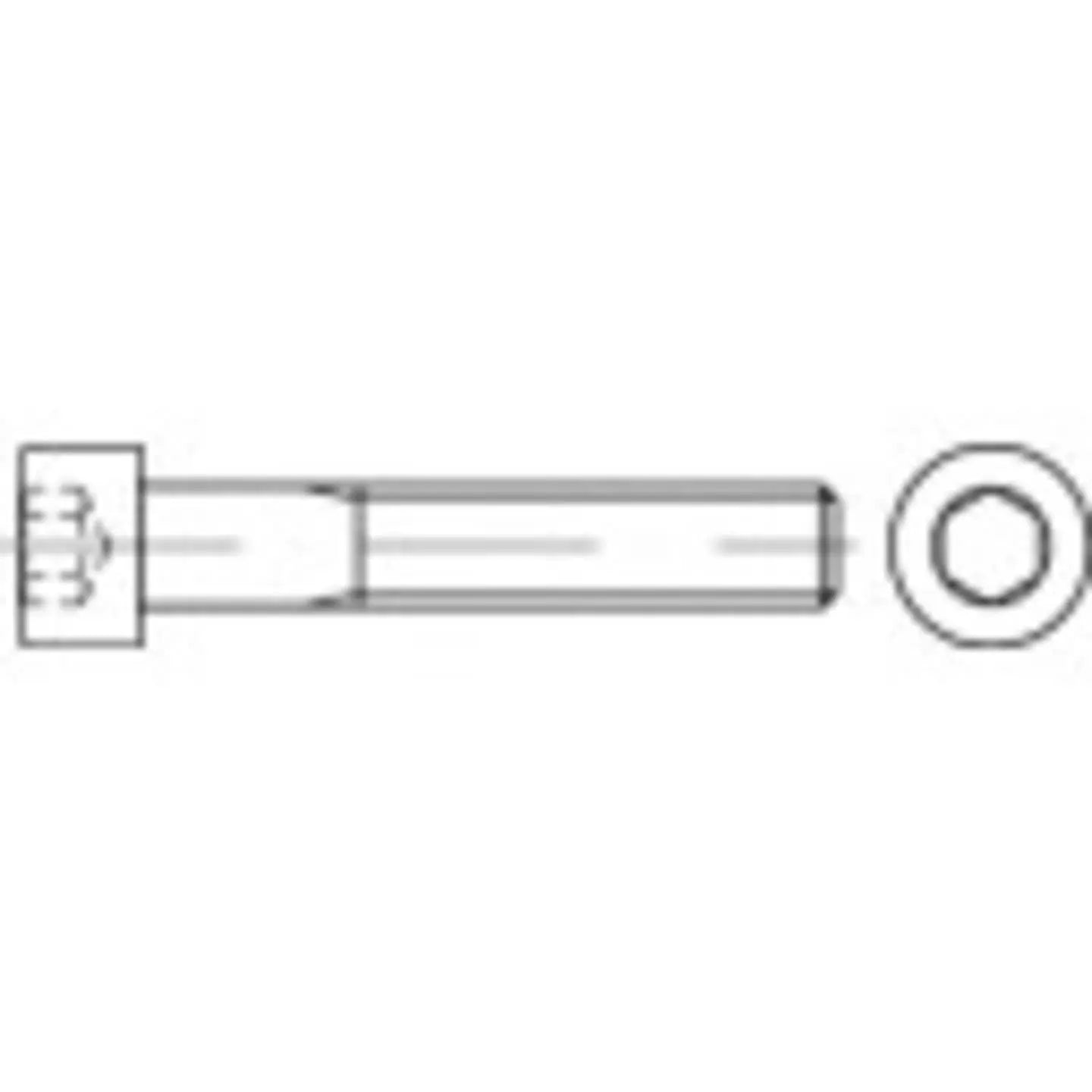 B-Ware Toolcraft Zylinderschrauben Schrauben Sechskant Stahl Din 912 M12 45mm 100 Stück
