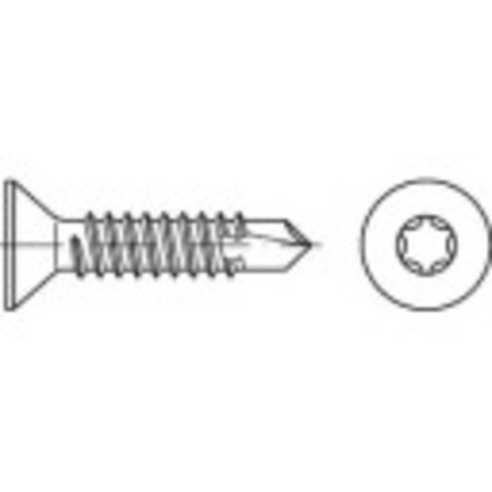 B-Ware Toolcraft 141553 Bohrschraube Schraube 4.2 Mm Stahl Verzinkt 13 Mm 1000 St