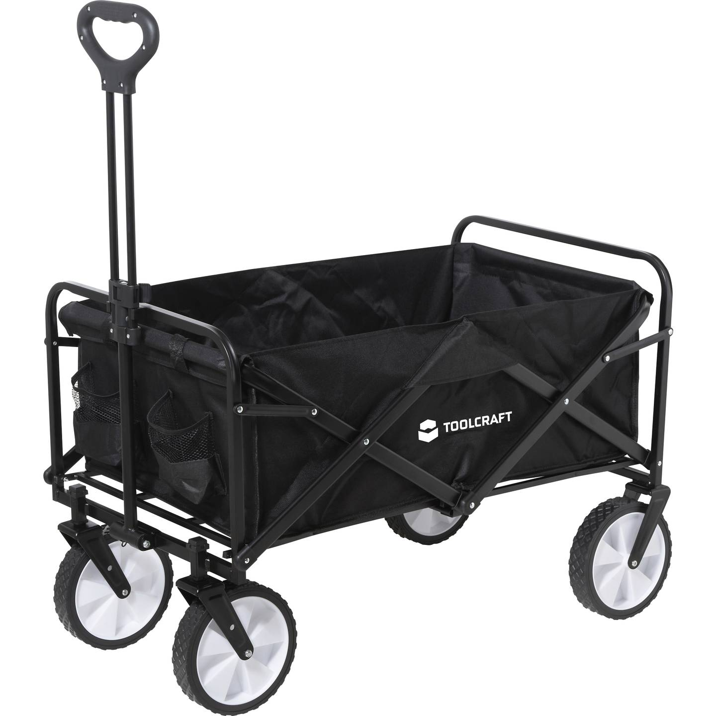 B-Ware Toolcraft Bollerwagen Handwagen Transportwagen Faltbar Stahl 80 Kg Polypropy330