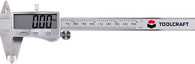 B-Ware Toolcraft To 56646 Digitaler Messschieber 0 150 Mm Schieblehre Messlehre 0,03 Mm