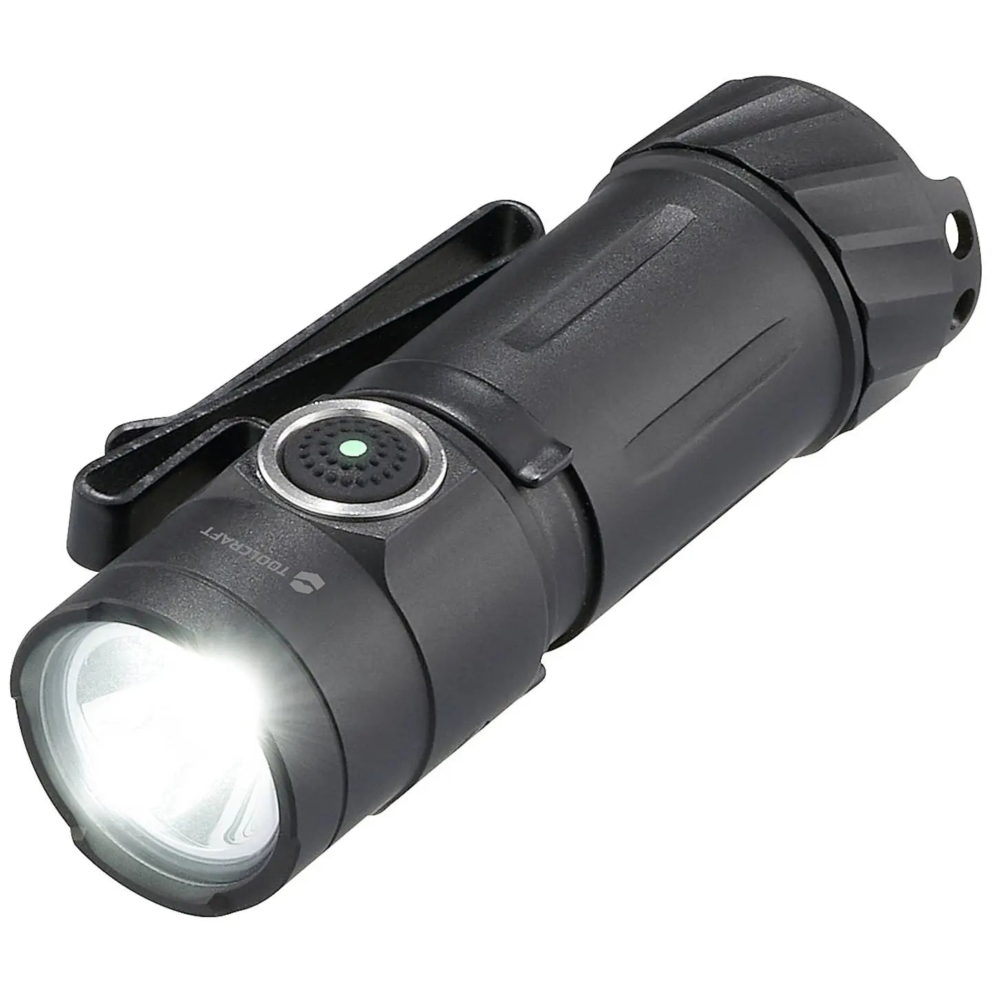 B-Ware Toolcraf Led Taschenlampe Mini Lampe Akku Schwarz Verstellbar Aluminiumlegierung