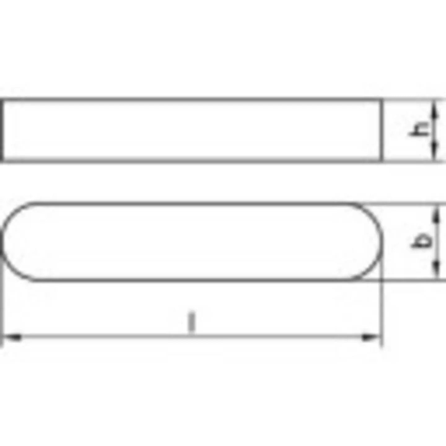 B-Ware Toolcraft Passfedern Keil Din6885 Stahl C45 K A 18x11x180 Rundstirnig 10 Stück