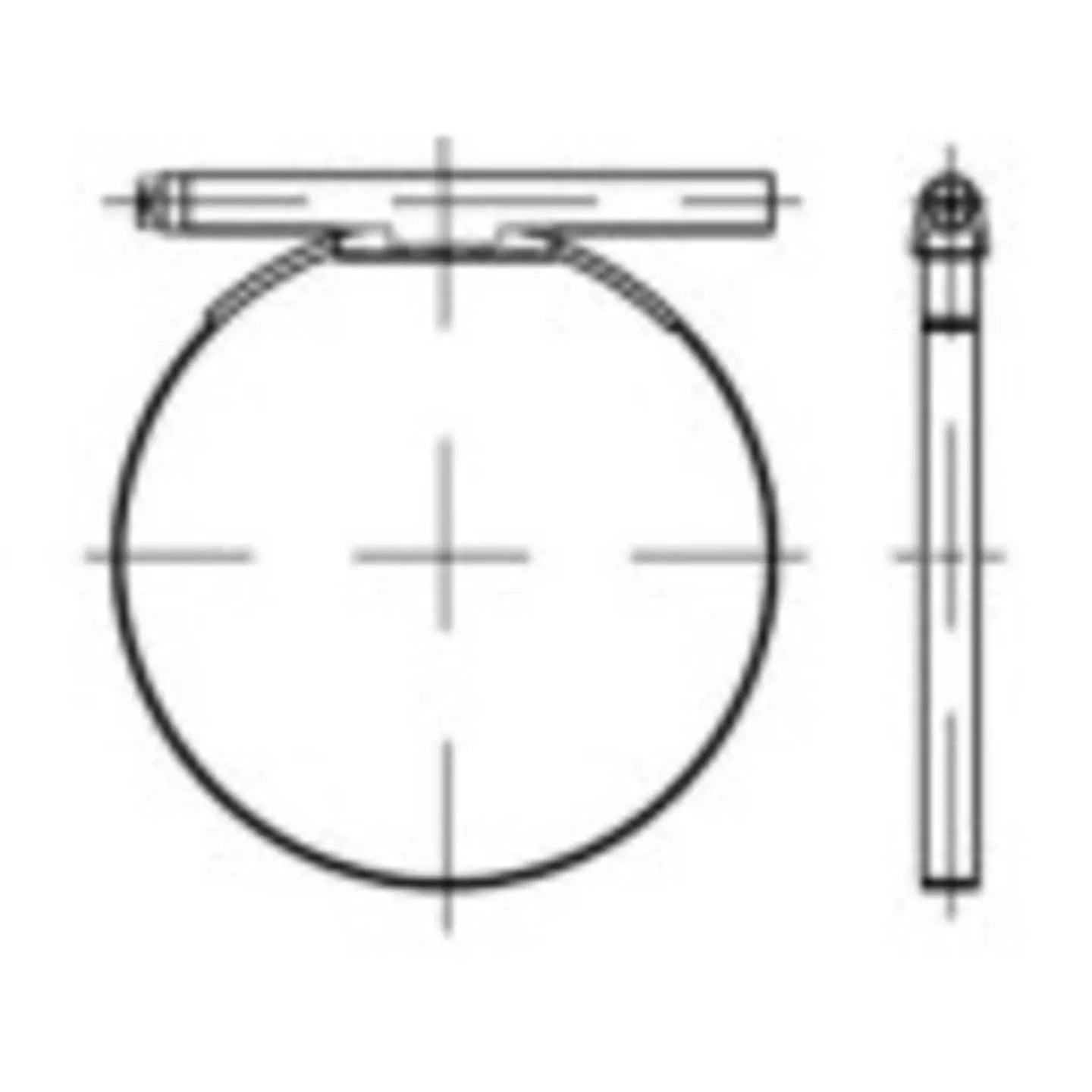 B-Ware Toolcraft 137682 Schlauchschelle Schlauchschellen Stahl Galvanisch Verzinkt 100