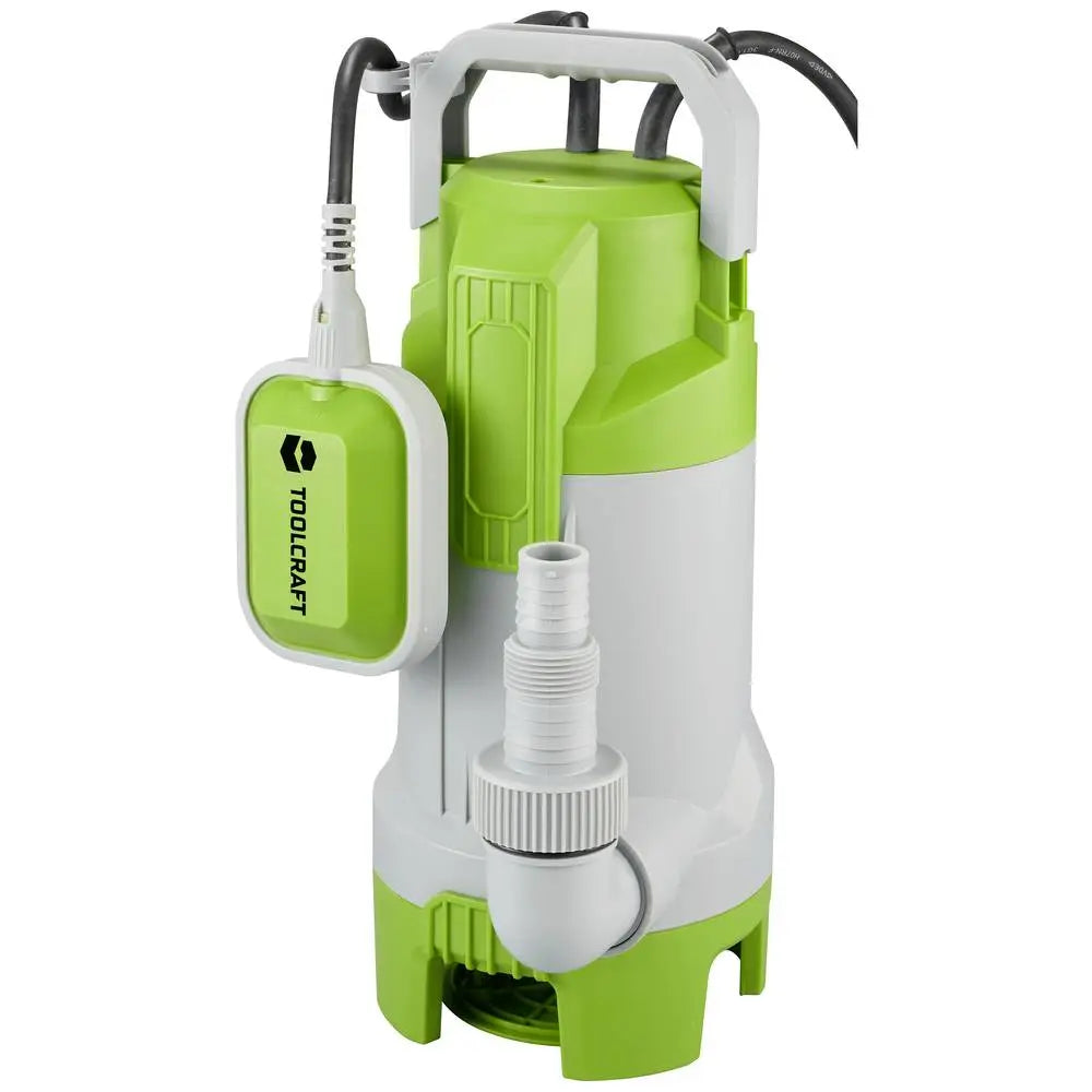 B-Ware Toolcraft Schmutzwasserpumpe Tauchpumpe Schwimmschalter 16000 L/H 8 M To 9632600