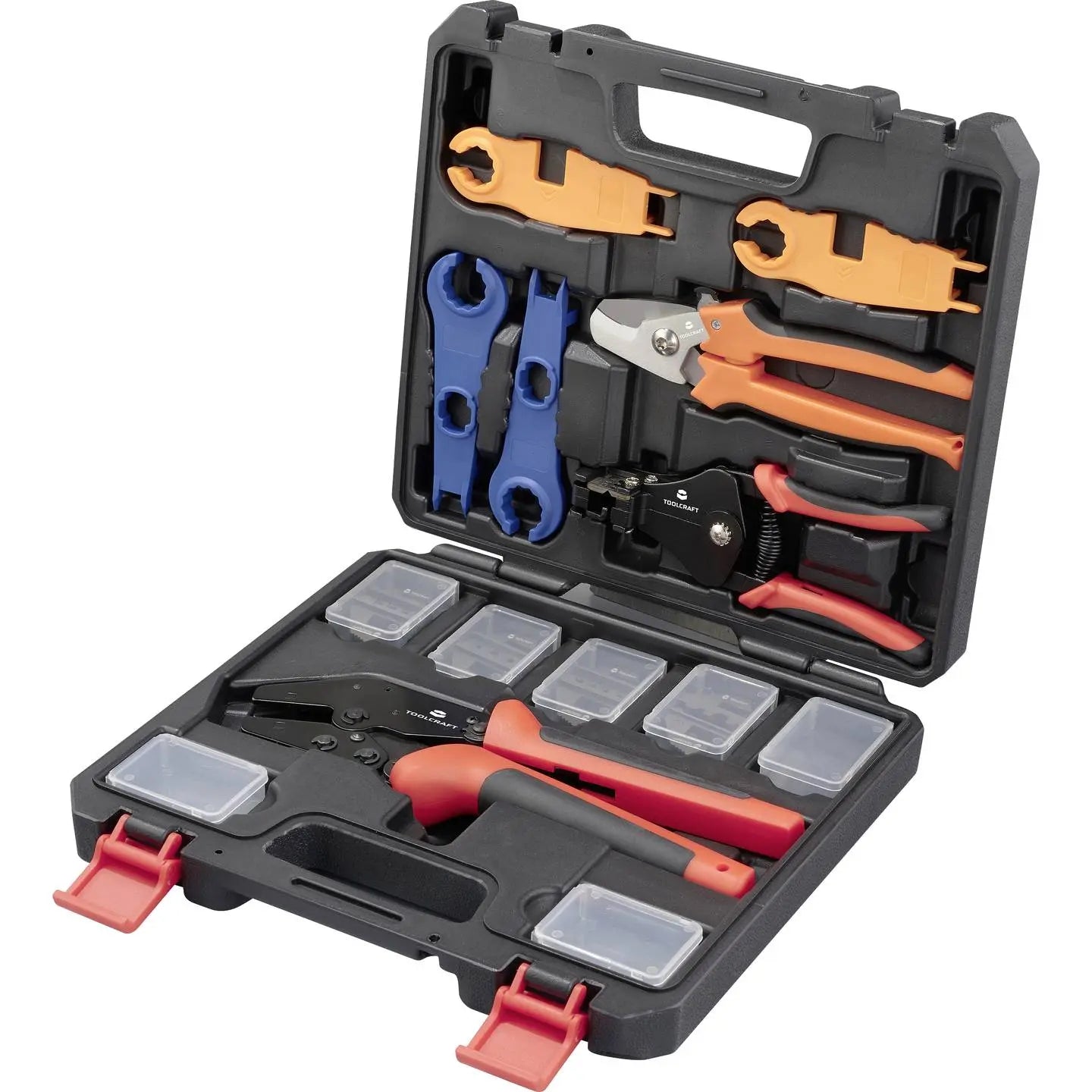 B-Ware Toolcraft Solar Installations Werkzeug Set Crimpwerkzeug Zange Set Solarkabel