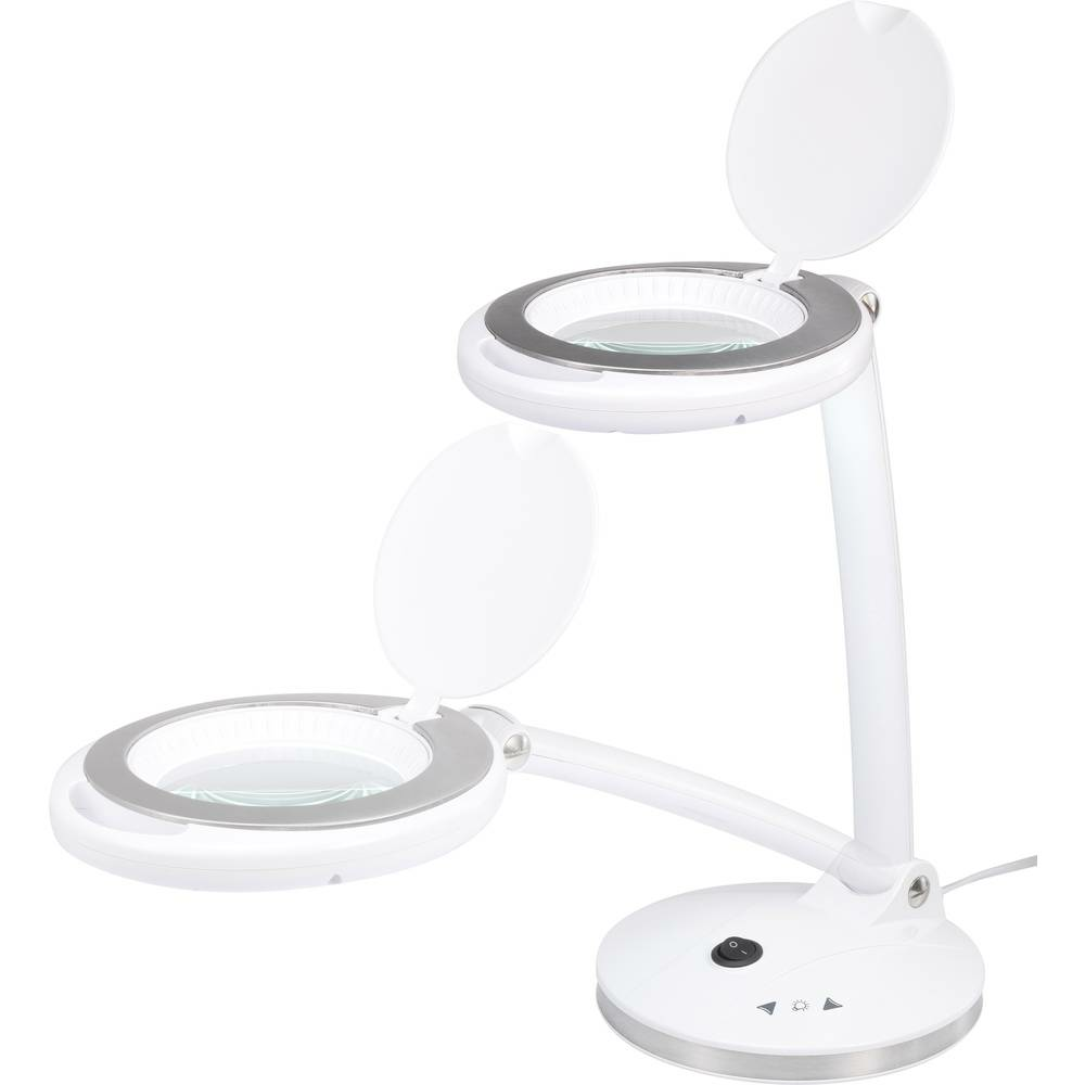 B-Ware Toolcraft Tisch Lupenleuchte Arbeitsleuchte Lupe Lampe Leuchte 1.75 X Eek:F Weiß