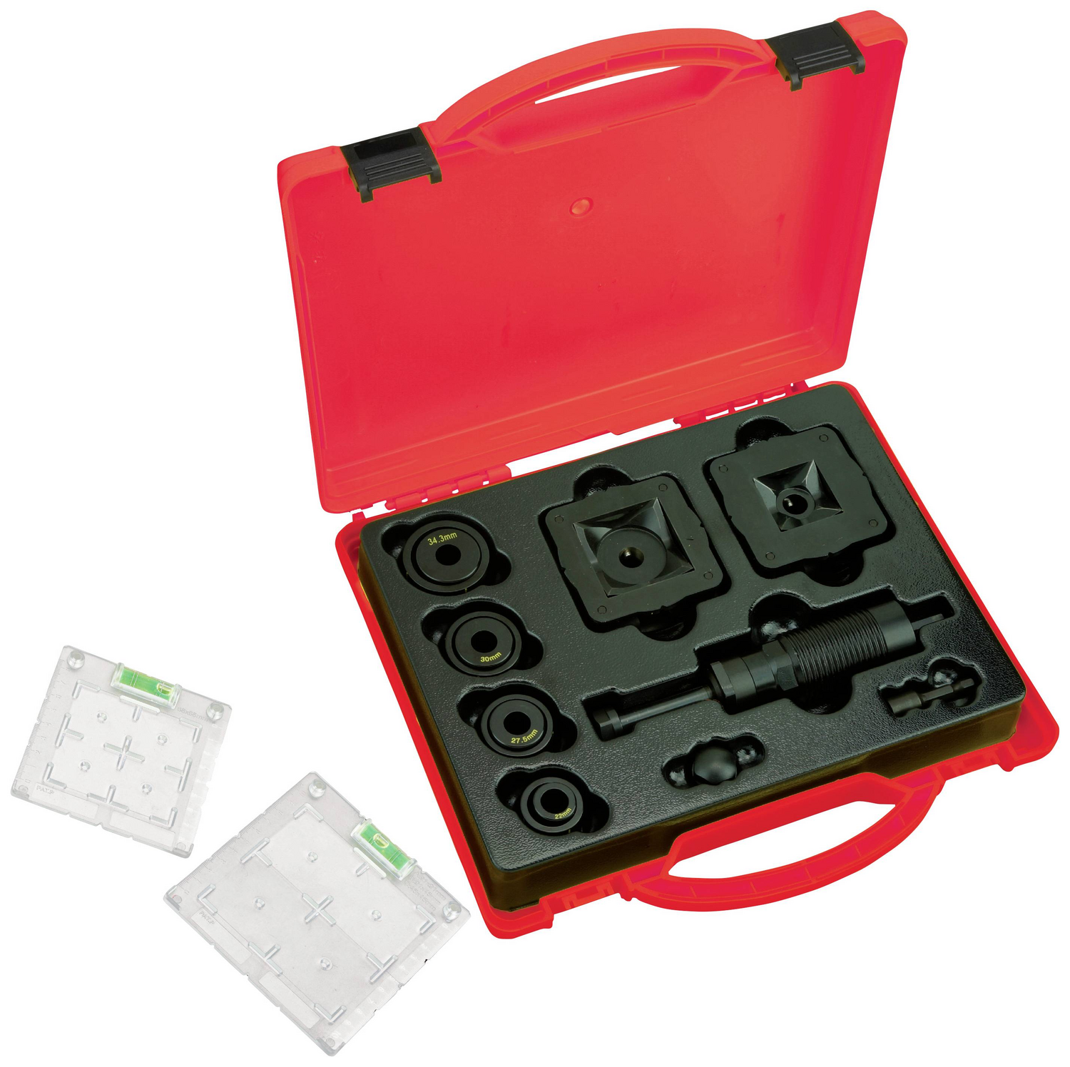 B-Ware Toolcraft To 9610284 Stanzeinsätze Stanzformen Rundes Loch Quadratisch 22 45mm