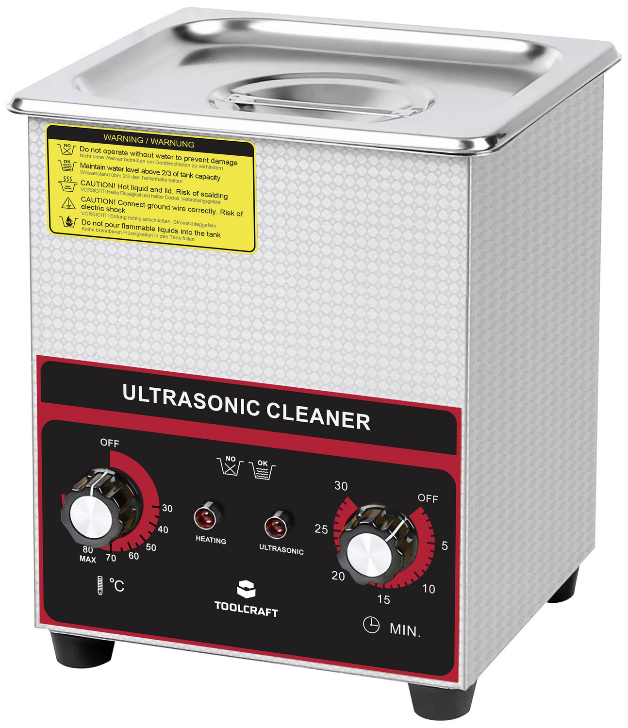 B-Ware Toolcraft Usc 200 Ultraschallreiniger Schmuckreiniger Werkzeugreiniger