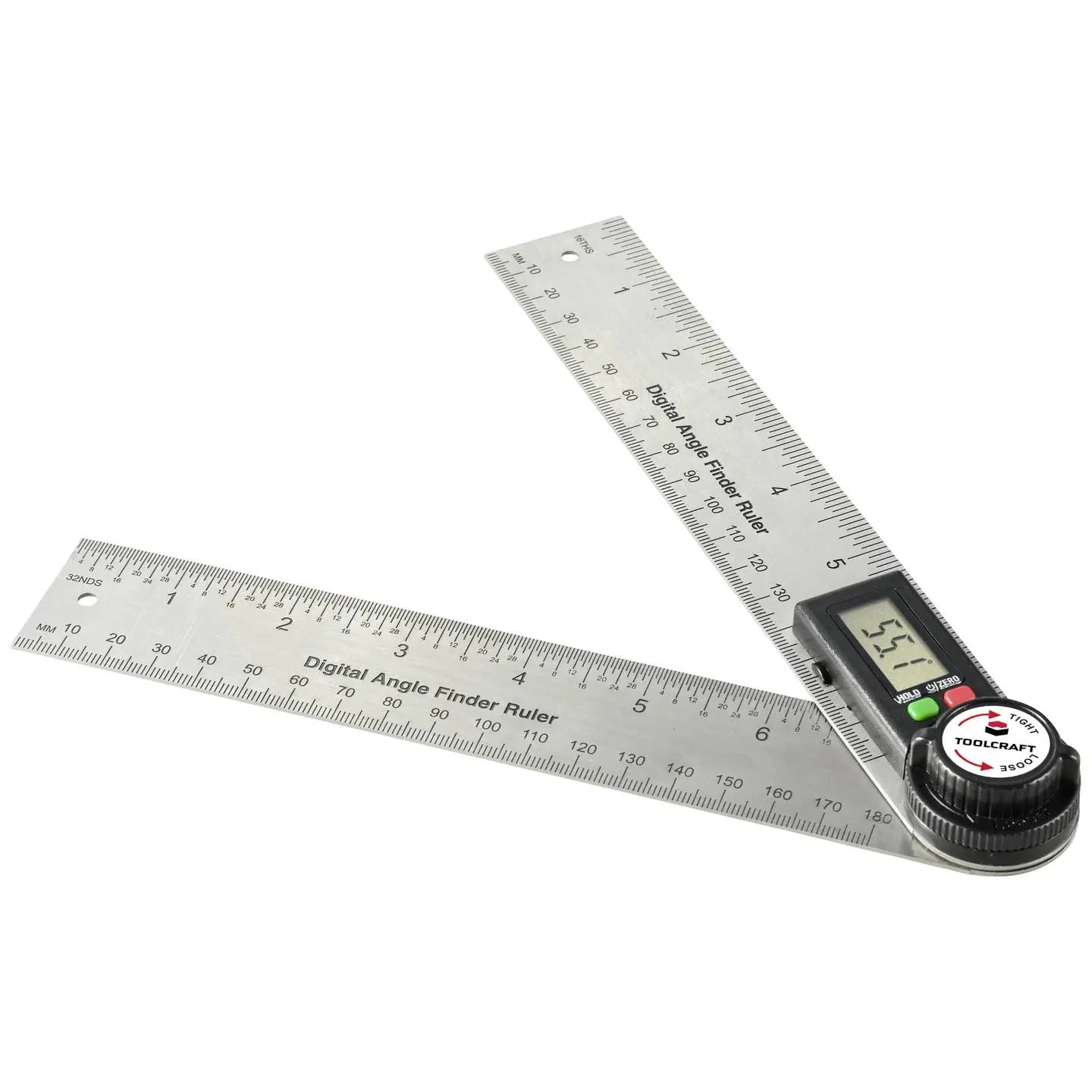 B-Ware Toolcraft Winkelmesser Winkelsucher Digital Edelstahl Betriebsanleitung Batterie