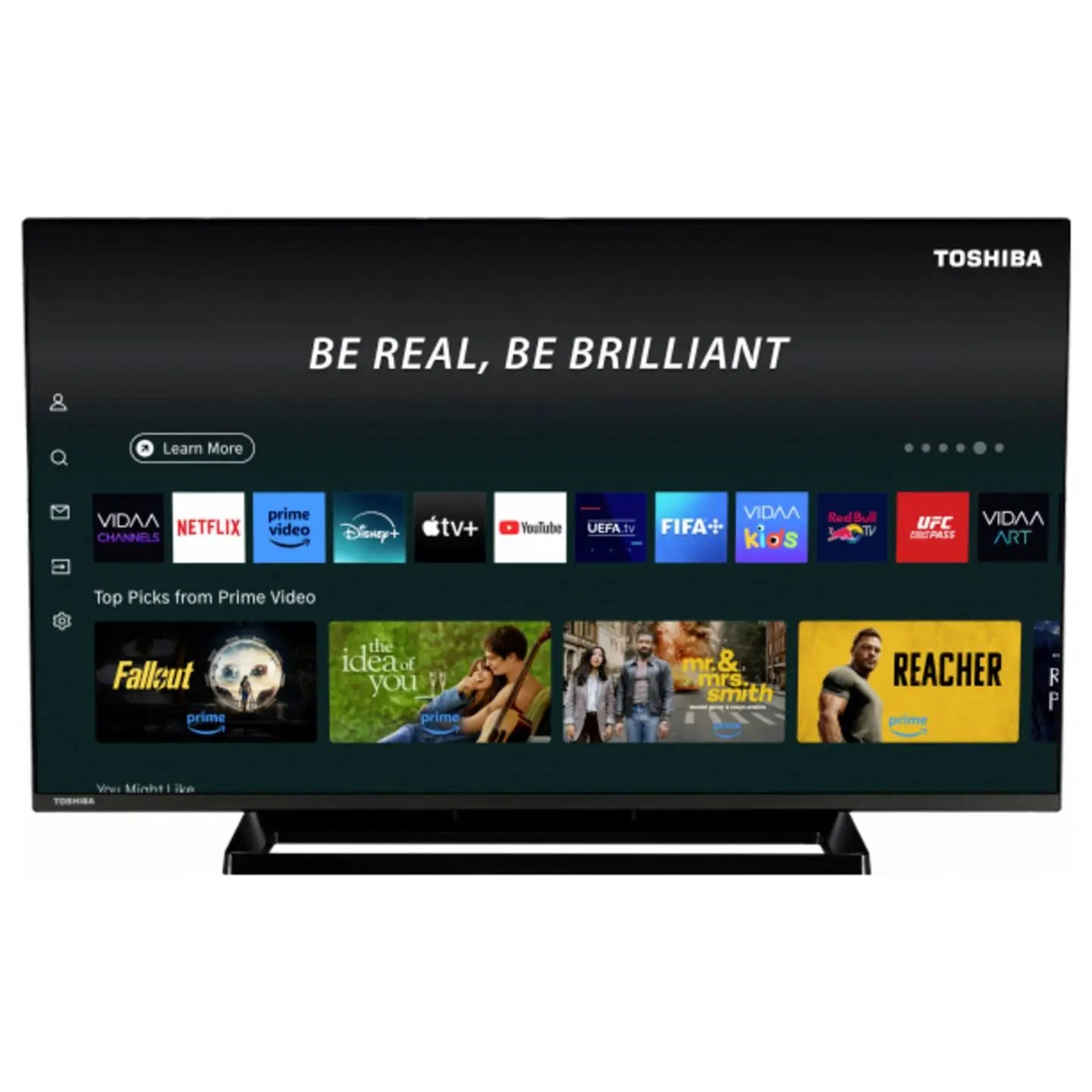 B-Ware Toshiba Fernseher Tv Smart Schwarz Sprachsteuerung Fernbedienung 24 Zoll 24 Wv3 E6