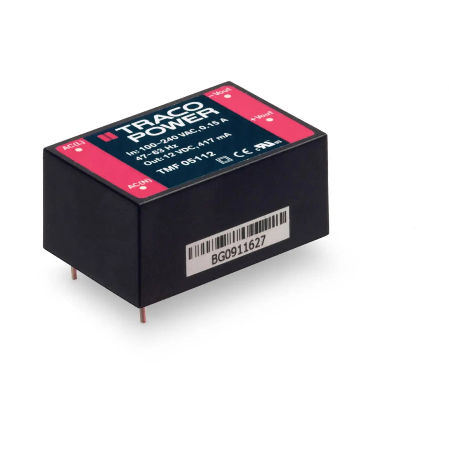 B-Ware Traco Power Acdc Printnetzteil Stromversorgung Netzteil 12 Vdc 166 A 20 W Lötpins
