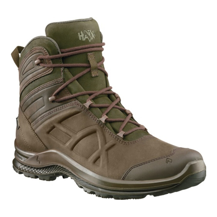 Haix Trekkingstiefel Stiefel Wanderschuhe Nature Gtx Braun Grün Leder Größe 45 B-Ware
