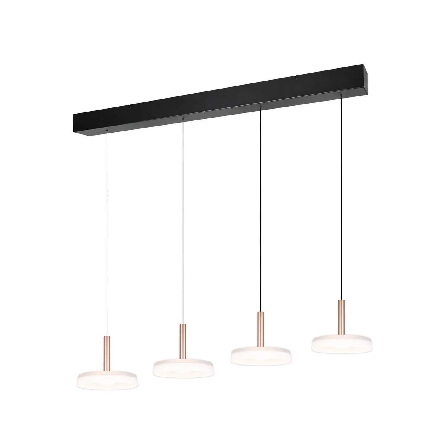 B-Ware Trio Lighting Hängeleuchte Pendelleuchte Led Celeste Weiß Braun Dimmbar 115 Cm