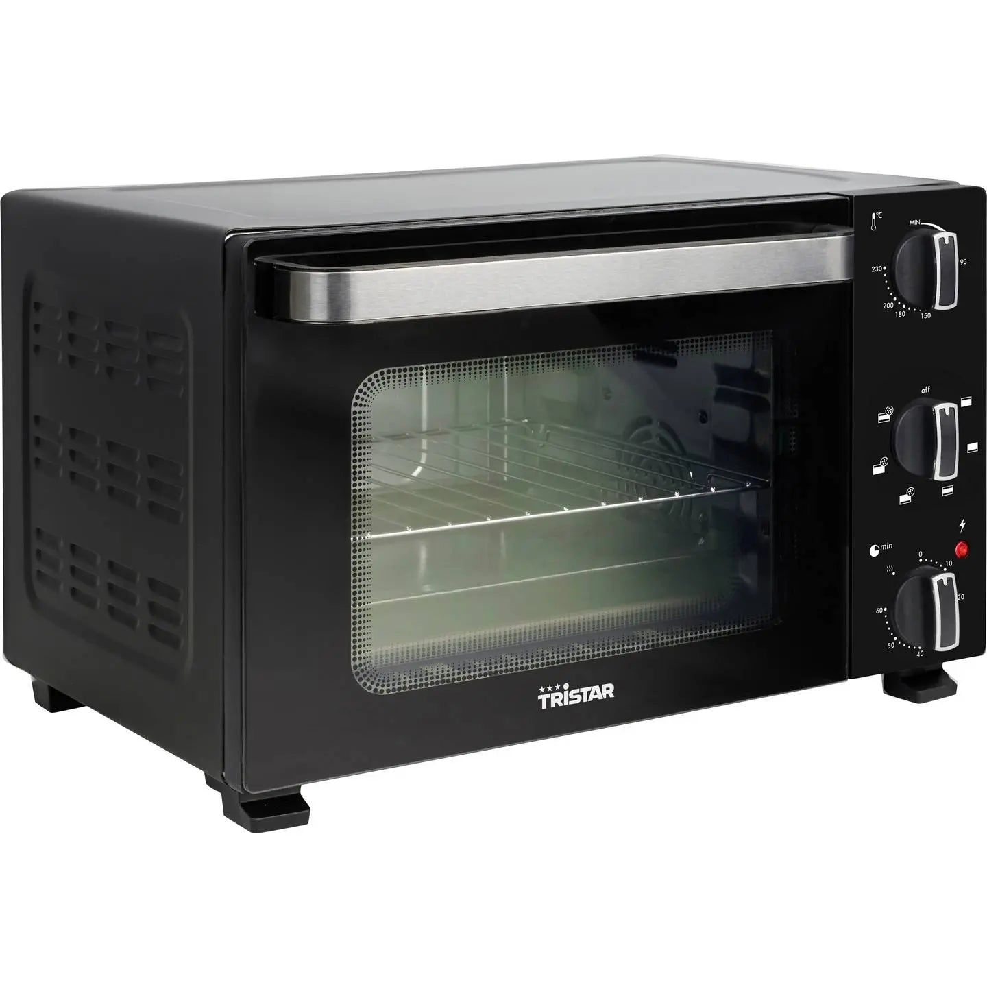 B-Ware Tristar Minibackofen Mini Ofen Schwarz 20 Liter Elektro Timerfunktion Kompakt