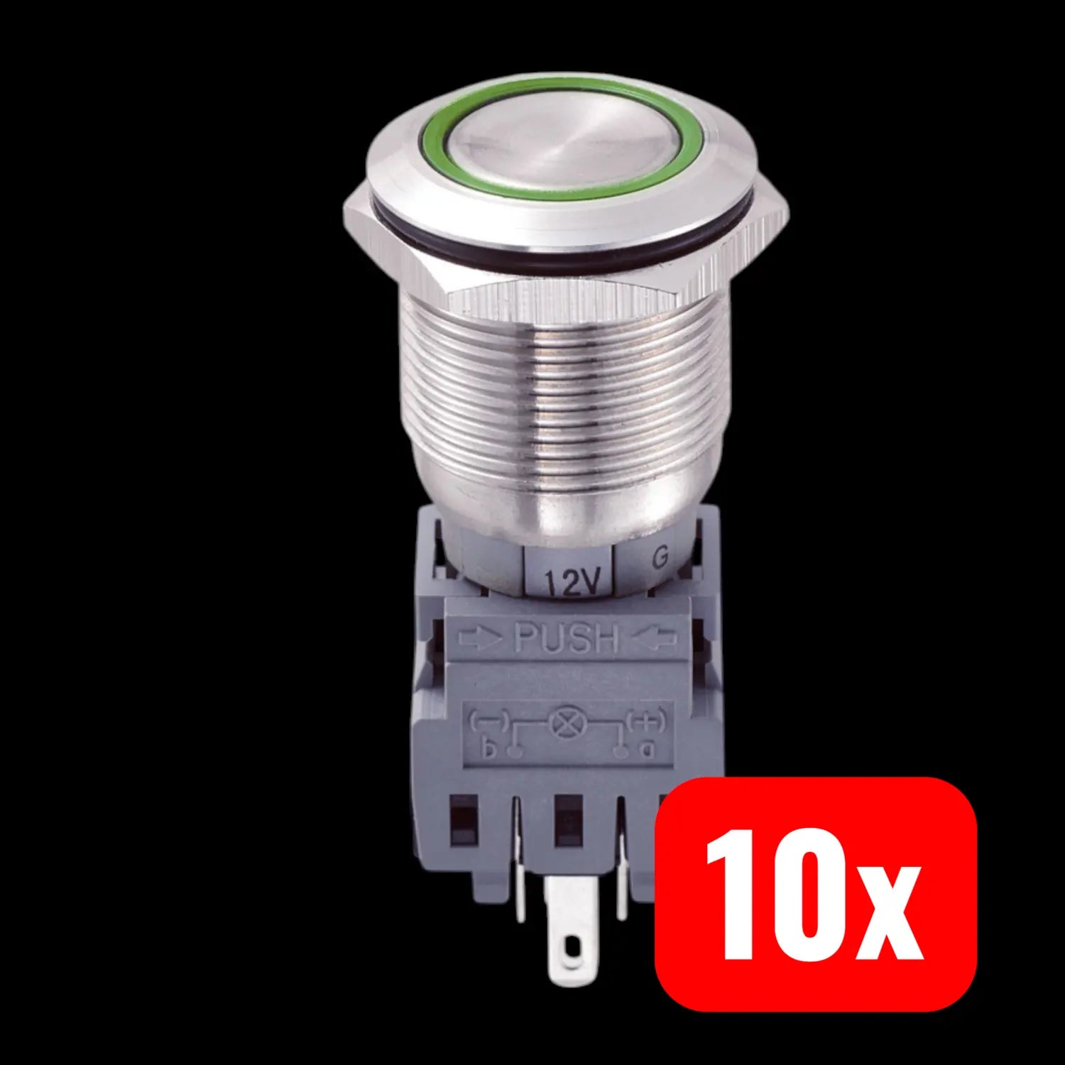 B-Ware Tru Components 701918 Las1 Bgq 11 Ze/G/12 V Vandalismusgeschützter 10 Stück
