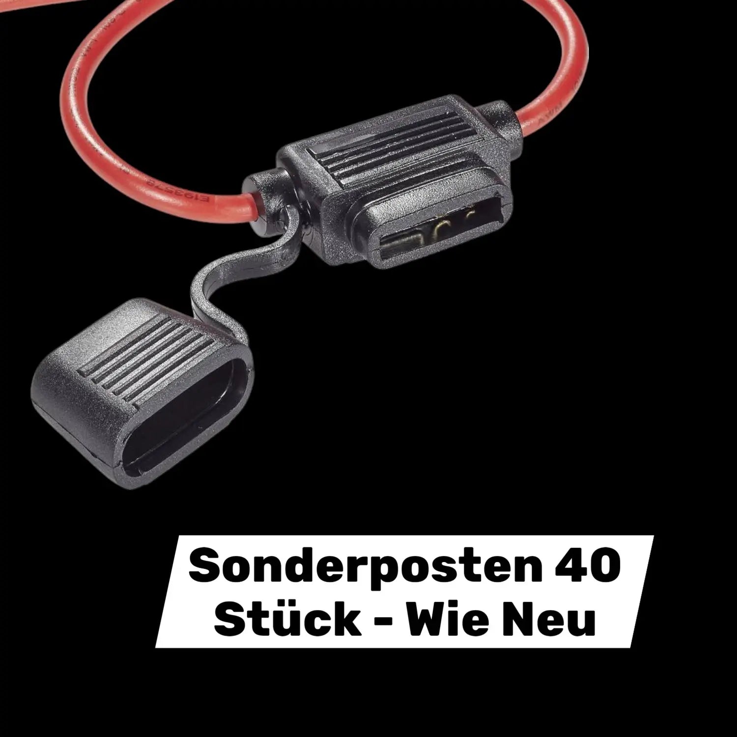 B-Ware Tru Components Flachsicherungshalter Sicherungshalter Auto St Kfz 12 V 40 Stück